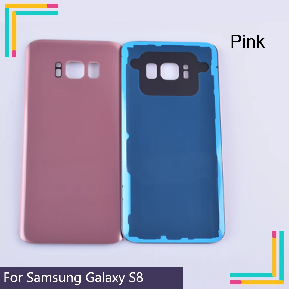 10 шт./партия для Samsung Galaxy S8 g950 G950F SM-G950F корпус Крышка батарейного отсека задняя