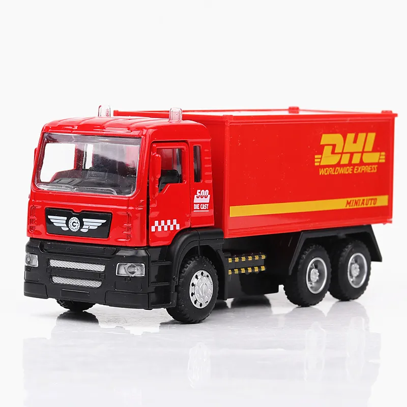 1:36 Toy Car Express Truck Metal Alloy Diecasts &amp Vehicles Model Miniature Scale Toys For Children |