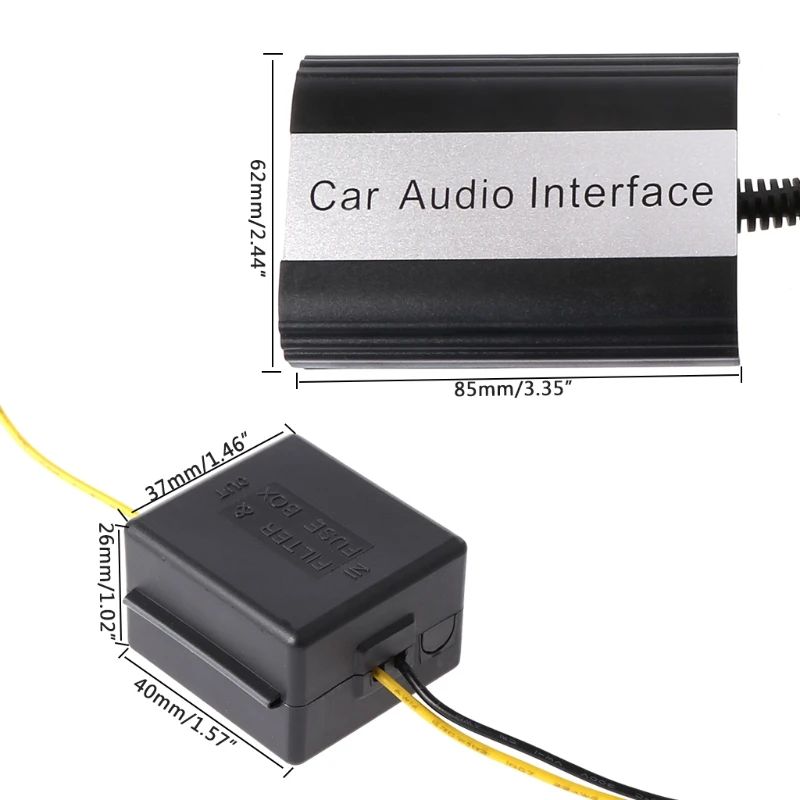 Автомобильные комплекты громкой связи Bluetooth MP3 AUX адаптер Интерфейс для Volvo HU series