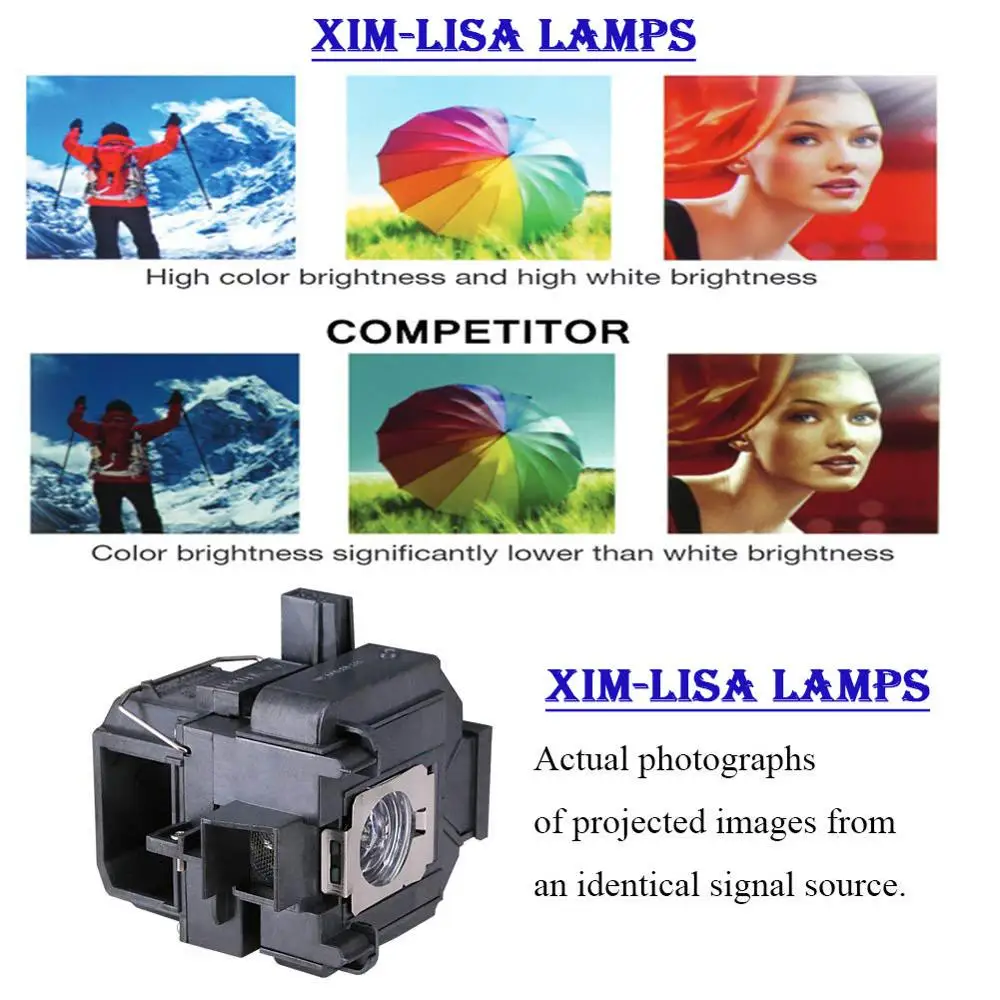 Лампа для проектора EPSON V13H010L69 ELPLP69 высокое качество лампа EH-TW8000 1 2 5 10 | Электроника