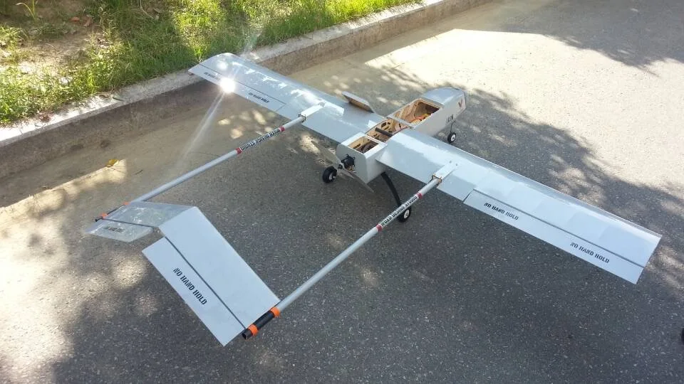 Новое поступление DIY пробкового дерева 2000 мм размах крыльев FPV Самолет RQ-7 rc игрушечный самолет
