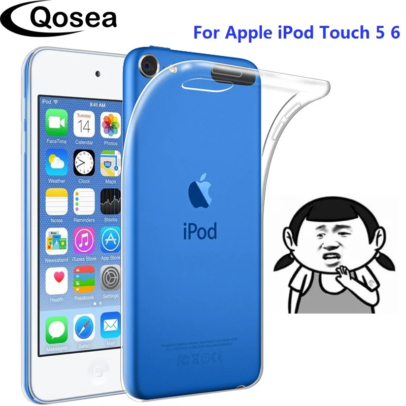 Прозрачный мягкий чехол из ТПУ для Apple iPod Touch 5 6 7 силиконовый прозрачный защитный