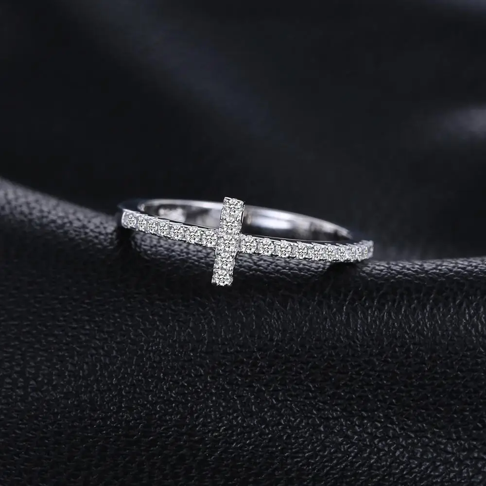 JewelryPalace Cross поперечный Юбилей кубического циркония кольца 925 пробы Серебряные для