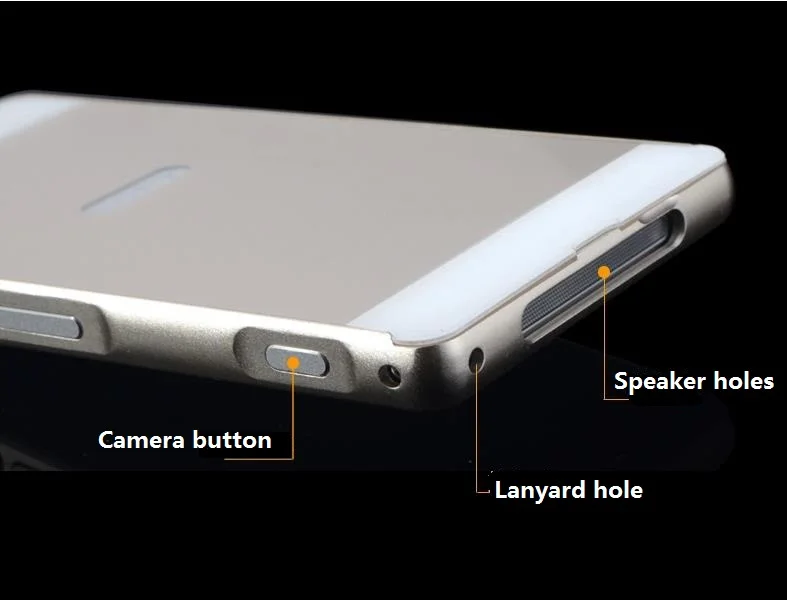 Z1 case New Luxury Cell Phones Cases Ultrathin Aluminum Metal Frame and Plastic Back Cover For SONY Xperia L39h C6903 |