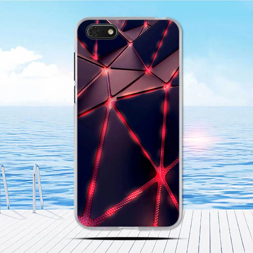 Чехол для Huawei y5 prime 2018 силиконовый мягкий ТПУ чехол-накладка с рисунком кота Y5