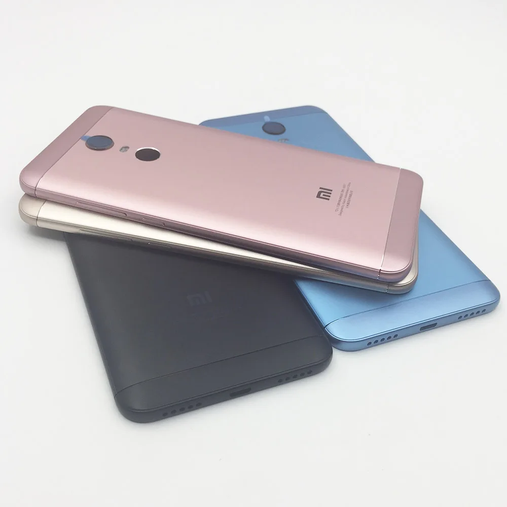 For Xiaomi Redmi 5 Plus Battery Back Cover Rear Door Housing + Side Key Camera Lens for 5Plus Phone Case | Мобильные телефоны и