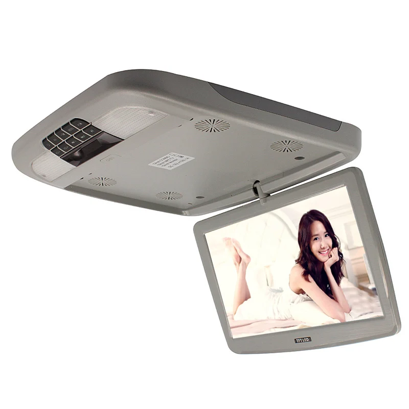 Автомобильные мониторы с креплением на крышу 12 дюймовый откидной TFT ЖК монитор