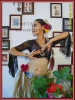 belly dance lace top lace belly dance long sleeves with sliptop dl 01 08