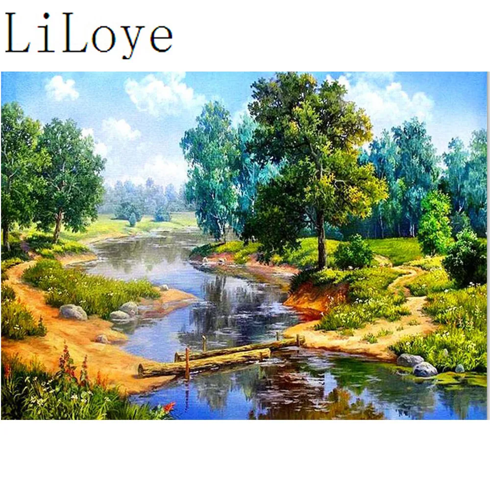 

LI Лойе 5D DIY Алмазная вышивка крестиком на рисунке, морским рисунком, с украшением в виде кристаллов мозаика полная квадратная Алмазная вышив...