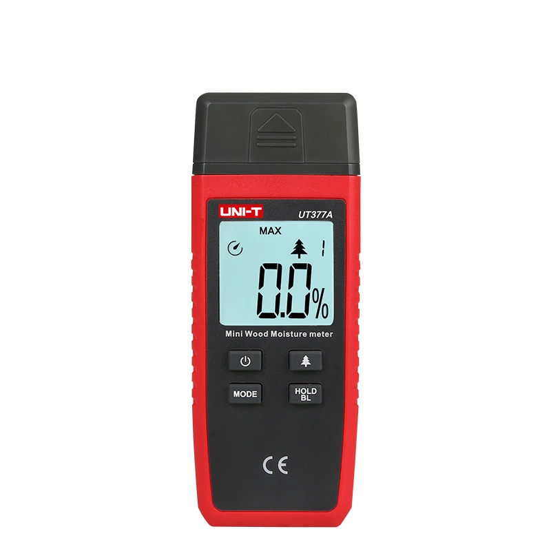 

UNI-T UT377A Digital Wood Moisture Meter Paper Plywood Other Wooden Materials Humidity Tester Hygrometer With LCD Display