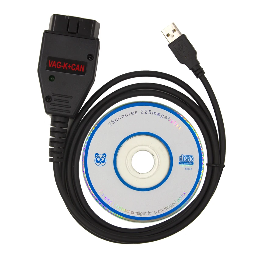 Лучший диагностический интерфейсный кабель OBD2 VAG K + CAN Commander 1 4 с чипом FTDI FT232RL/RQ