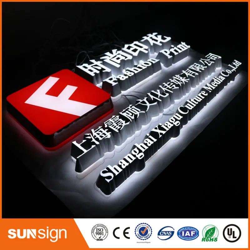 New arrival 3d dimensional letters outdoor dimensional led letter sign