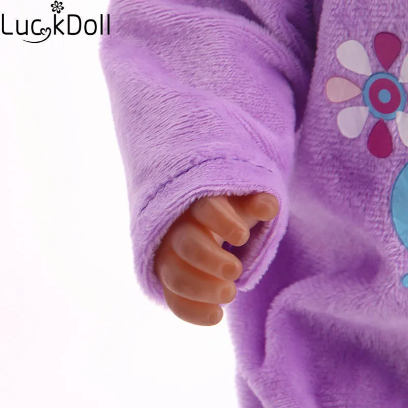 Luckydoll Повседневная кукольная Пижама подходит 18 дюймов Американский 43 см Кукла Одежда Аксессуары Детские лучшие рождественские подарки