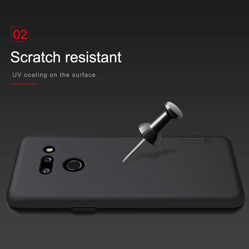 Nillkin матовый защитный чехол для LG G8 G8S ThinQ твердый пластиковый чехол на заднюю панель
