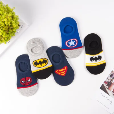 5pairs Boys kids cartoon socks Super hero neonatal Autumn/winter Breathable warm girls child Socks baby stuff cotton 2 12T|Носки| |