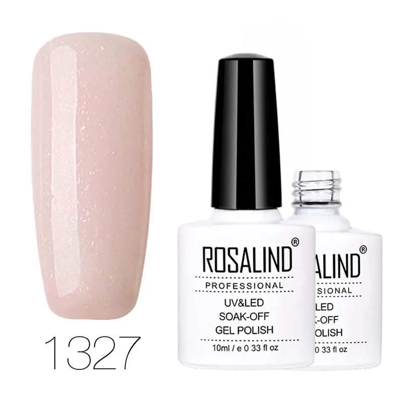 ROSALIND гель 1S 10 мл 1323-1465 классический цветной Гель-лак для ногтей Need Top Base гель-лаки для наращивания ногтей - Цвет: 1327
