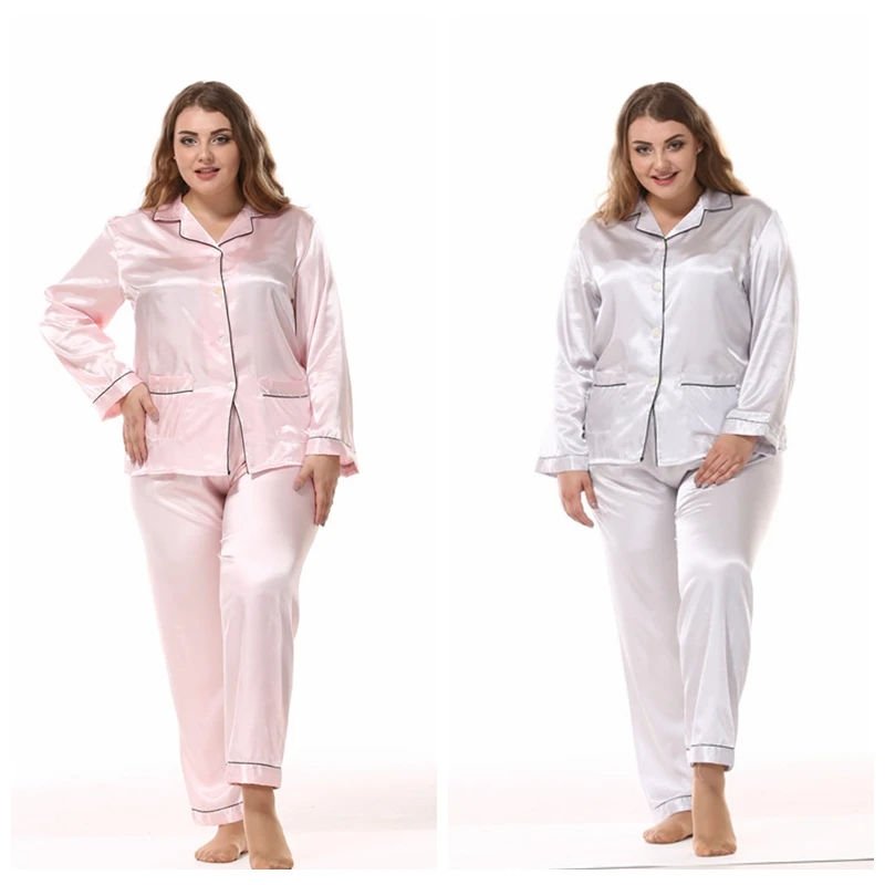 Пижама женская в комплекте JULY'S SONG S/M/L/XL/XXL/XXXL/4XL шелк цвет ассортименте | Женская