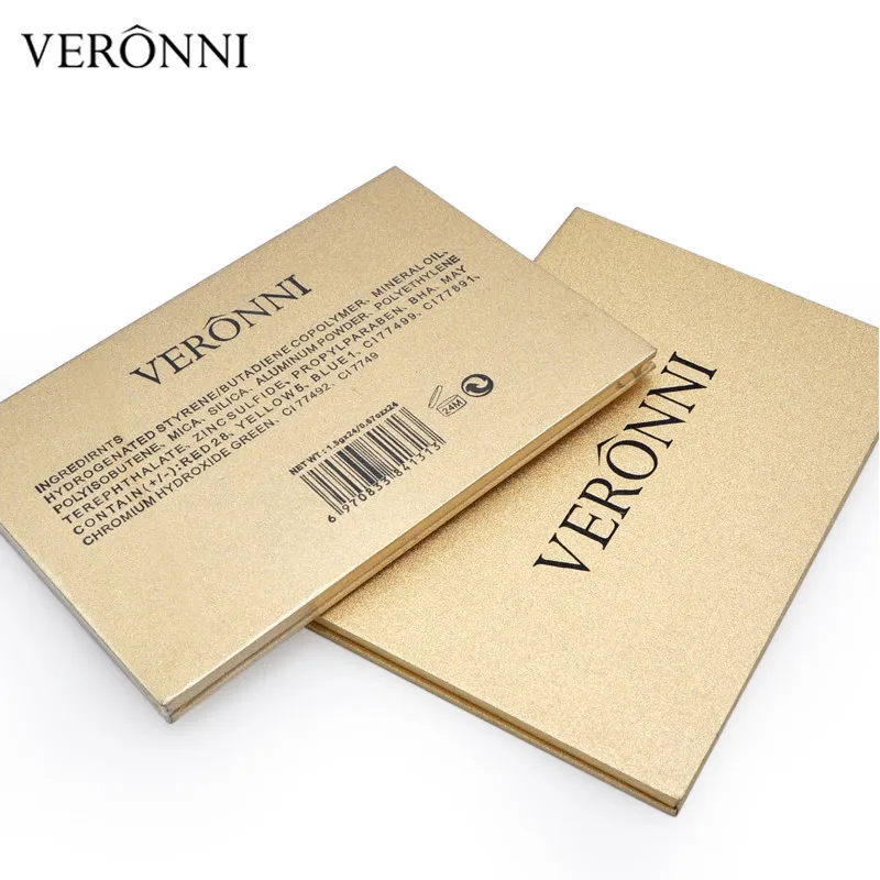 VERONNI 24 Colors Glitter Eyeshadow palette 2019 New Professional Eye Shadow Makeup Cosmetics Pressed Palettes Beauty |
