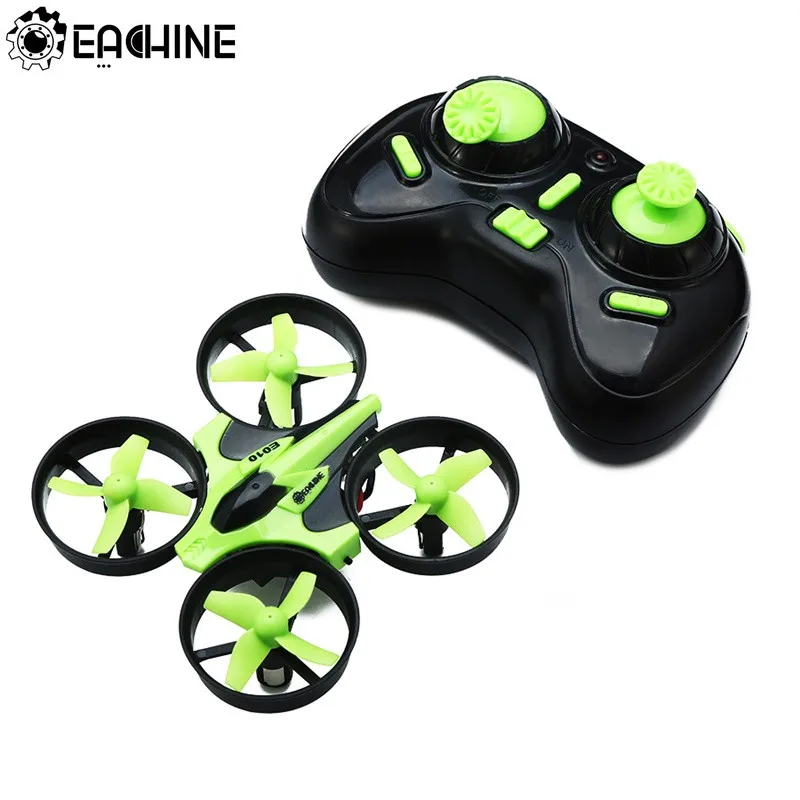 Eachine E010 Мини 2,4G 4CH 6 A xis 3D Безголовый режим функция памяти RC Квадрокоптер RTF RC маленький подарок детские игрушки
