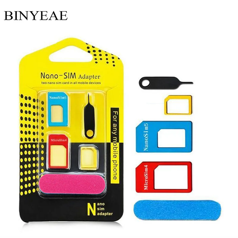 

Nano Micro Standard Sim Card Adapter Kit Converter abrasive Bar Tray Needle For Huawei P Smart Plus / Nova 3i/Honor Play