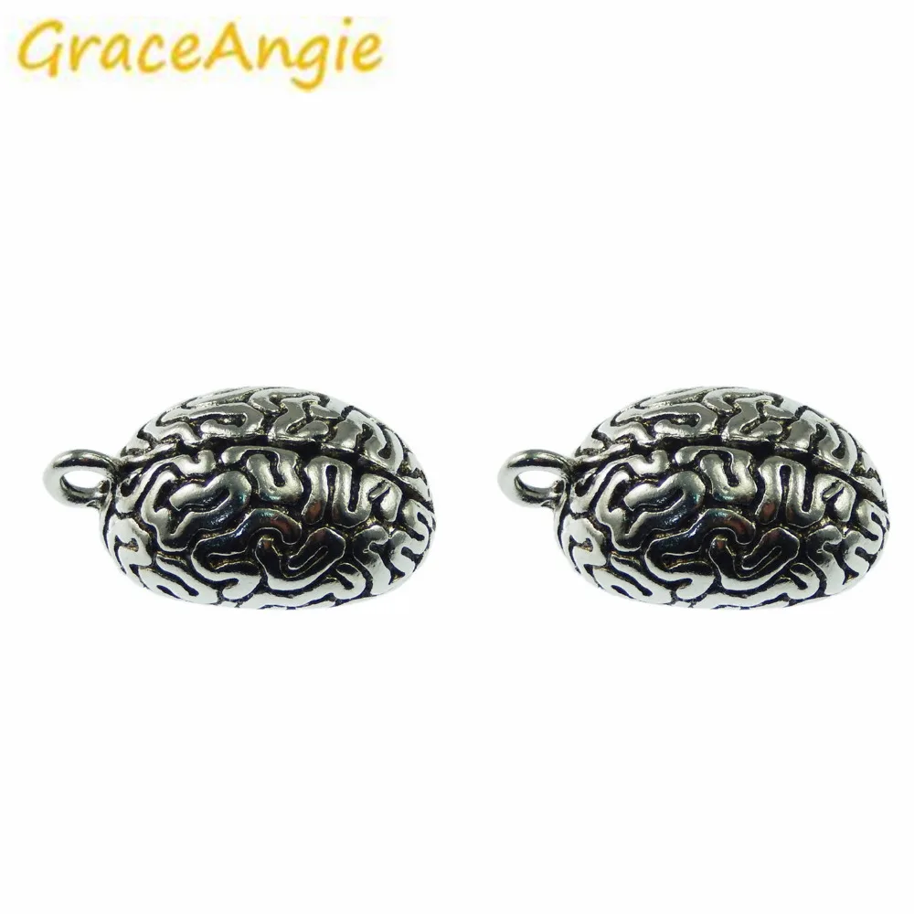 GraceAngie 5 шт. античный дизайн мозга новый стиль браслет браслеты Подвески для