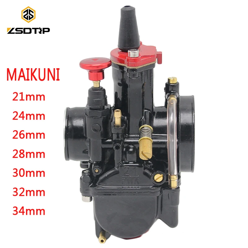 ZSDTRP 21 24 26 28 30 32 34 мм Универсальный Maikuni PWK карбюратор части скутеры с силовой струей Мотоцикл ATV 125CC 150CC