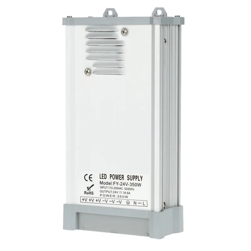 Светодиодный трансформатор постоянного напряжения 24 В 350 Вт для наружного