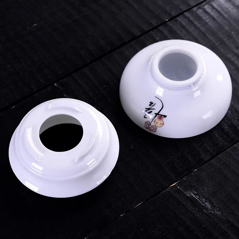Фарфоровый фильтр для чая сетчатый инфузор керамический диффузор кофе трав
