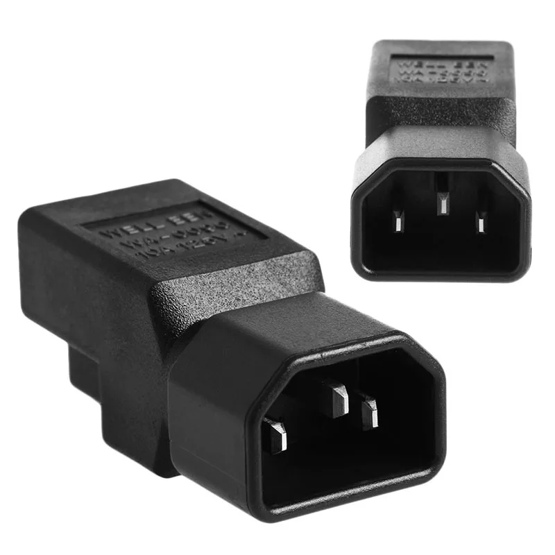 IEC 320 C14 to US Female American Standard Universal Socket C13 AC PLUG CONVERTER Power Adapter Connector Adaptor Adaptador | Электроника