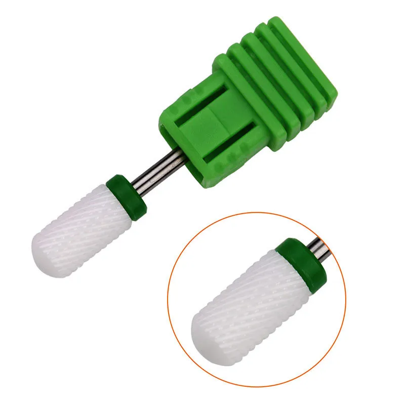 С круглым Керамика ногтей дрель аппарат для маникюра фрезерные Резаки SIM-карт