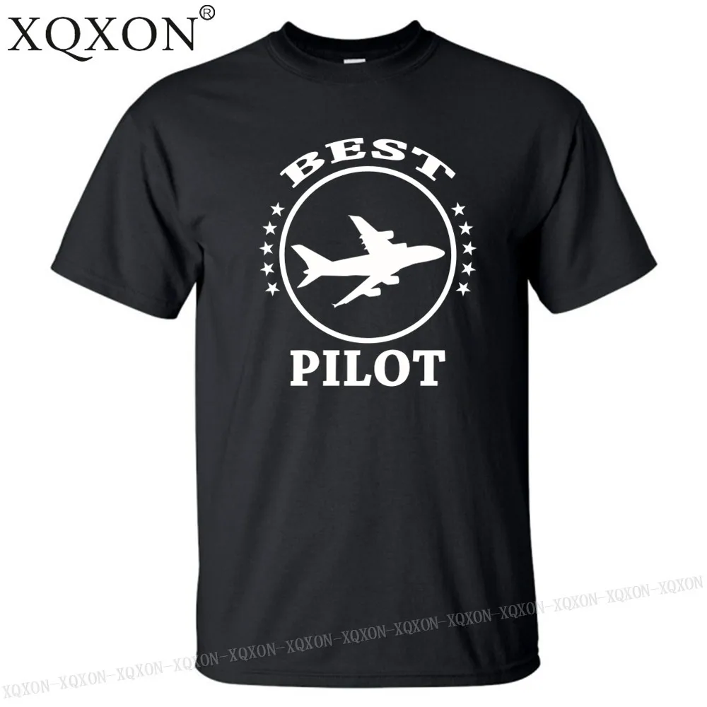 

New-personality airplane best pilot design summer new man cotton t shirt hot sale men t-shirt tee tops K48