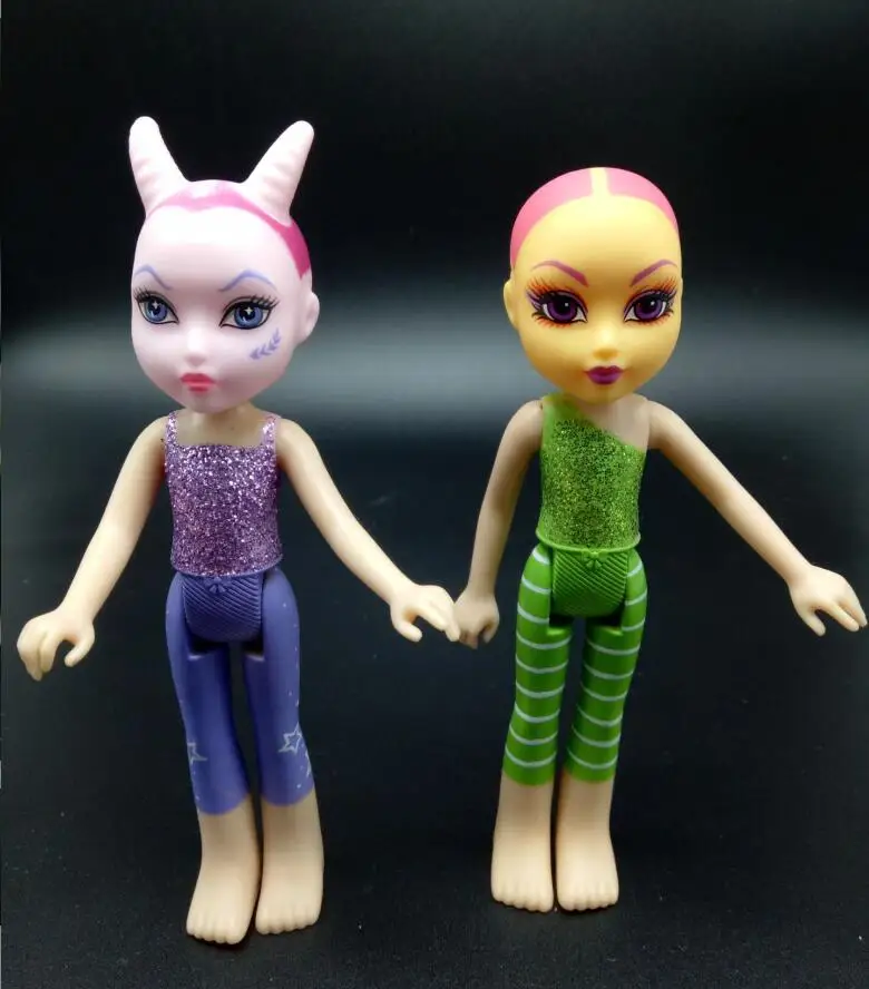 original Free combination of DIY strawberry shortcake body and a mini monster doll head girl like pocket toys | Игрушки и хобби