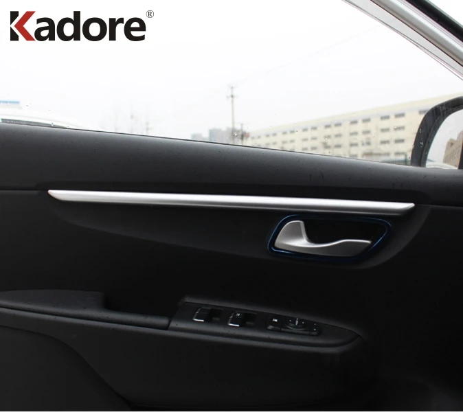 Для Kia Rio 4 X-line отделка автомобильной двери литье Крышка отделка полосы защитные Наклейки интерьерные аксессуары