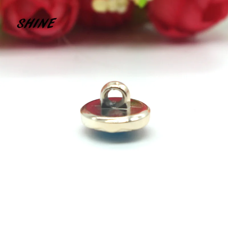 SHINE Acrylic Sewing Buttons Scrapbooking Round Shank Pattern 12\13mm 10 PCs Costura Botones decorate bottoni botoes | Дом и сад