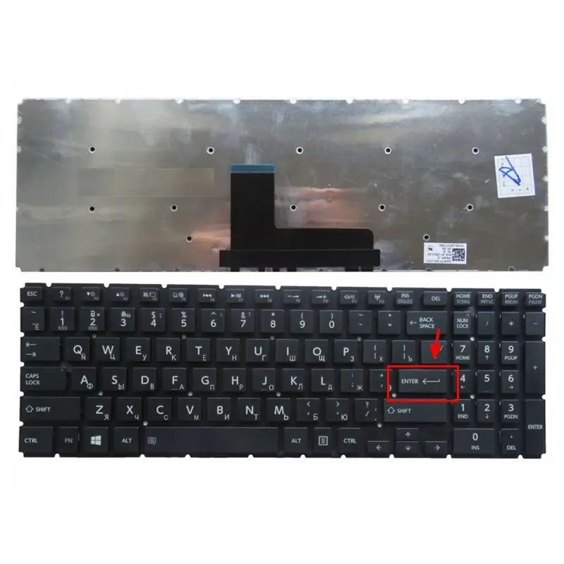 GZEELE клавиатура для Toshiba Satellite L50 B L50D L55DT S50 BST2NX3 без рамки RU Ноутбук заменяет русскую