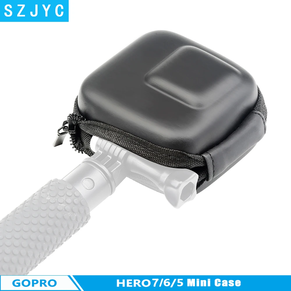 JYC мини Ева Защитный чехол сумка для GoPro Hero 7 6 5 цвета черный/серебристый белый