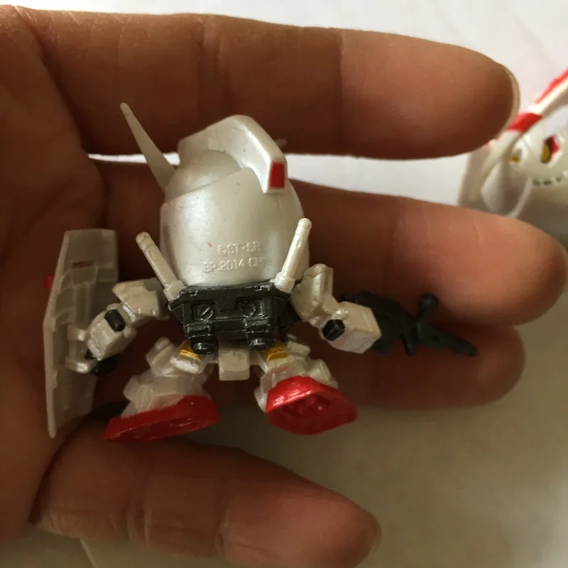 Japan anime gundam knights model plastic 6cm figures doll DIY mini Q version Gundam Robot Toy collection | Игрушки и хобби