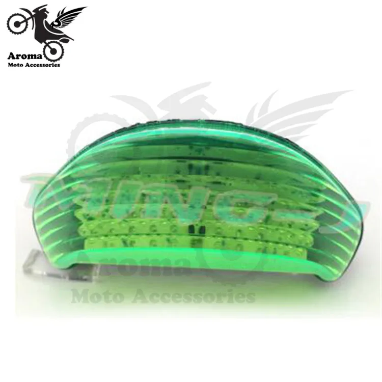 

2000 2001 2002 2003 2004 2005 3 colors available lens smoke rear motorcycle brake light for Kawasaki LED ZX12R moto tail light