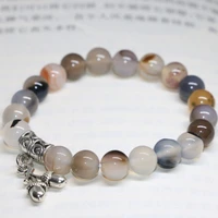 8mm persian gulf natural agat onyx carnelian round beads bracelet for women ethnic style elastic fashion jewels 7 5inch b2072