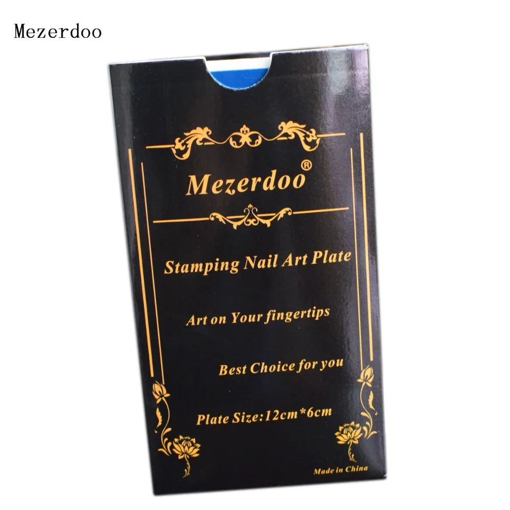 Пластина для маникюра шаблонные штампы пластин с геометрическим рисунком панды