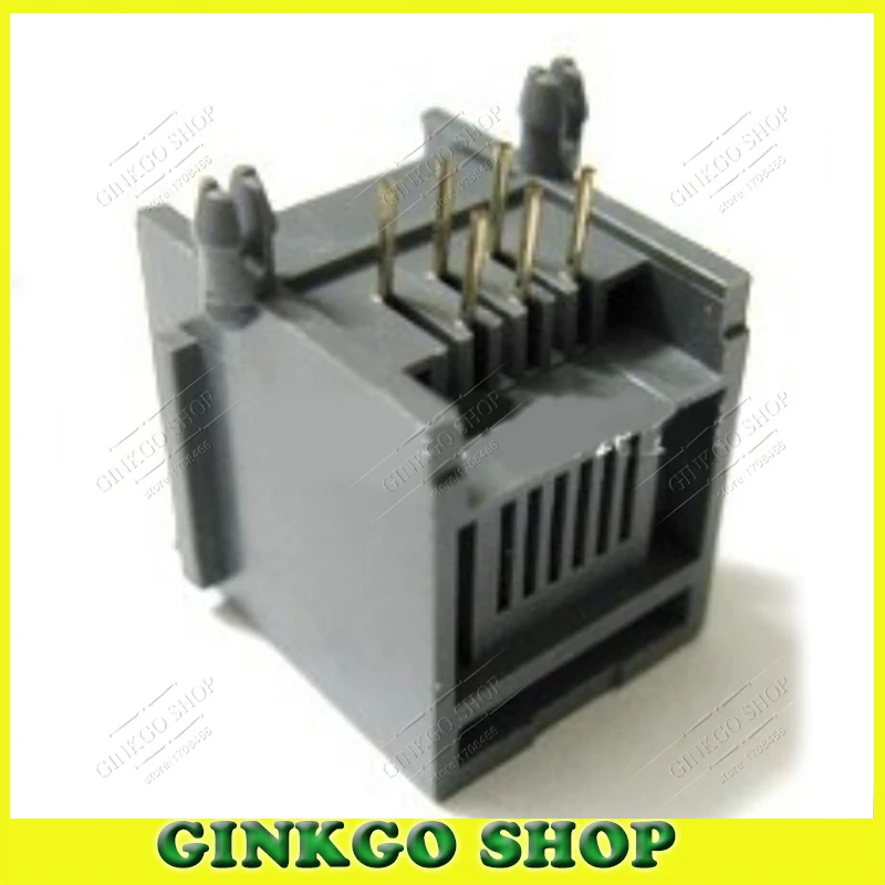 20 шт./лот Новинка RJ11 Телефонная модульная Сетевая розетка 623PCB I 6P6C 6 Pin печатная