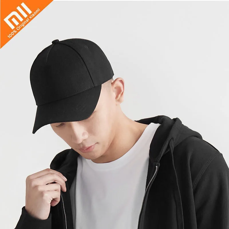 Новинка, оригинальная бейсболка Xiaomi 2, Повседневная модная дизайнерская Кепка, впитывающая пот, одноцветная Кепка для мужчин и женщин