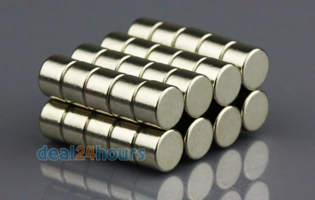 OMO Magnetics 50 шт. N50 Супер Сильные круглые дисковые цилиндрические Магниты