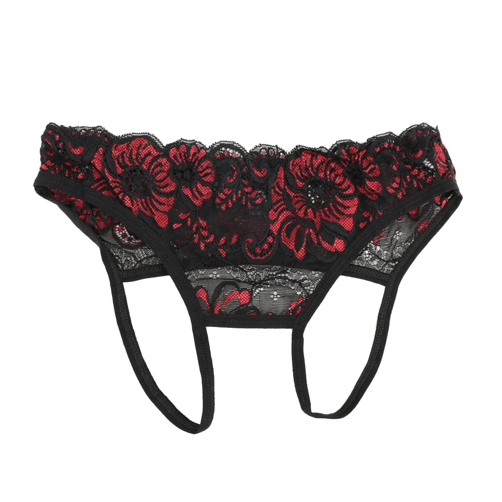 Сексуальное женское нижнее белье с открытыми бедрами трусы кружевные трусики