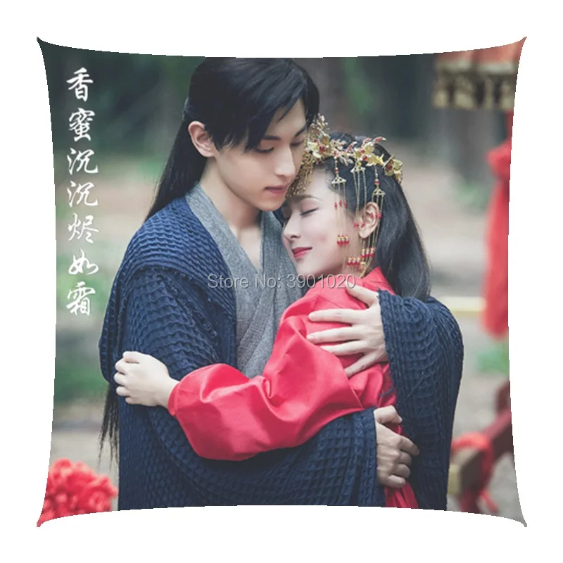 Квадратная подушка The honey sank Deng lun Allen Drama подарок на день рождения заказ|Подушки