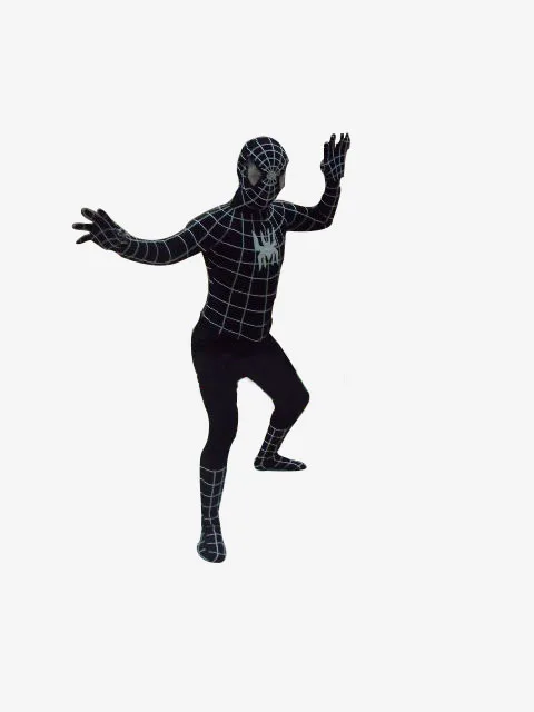 Костюм талисмана человека паука (мужчина) черный костюм Человека паука|costume