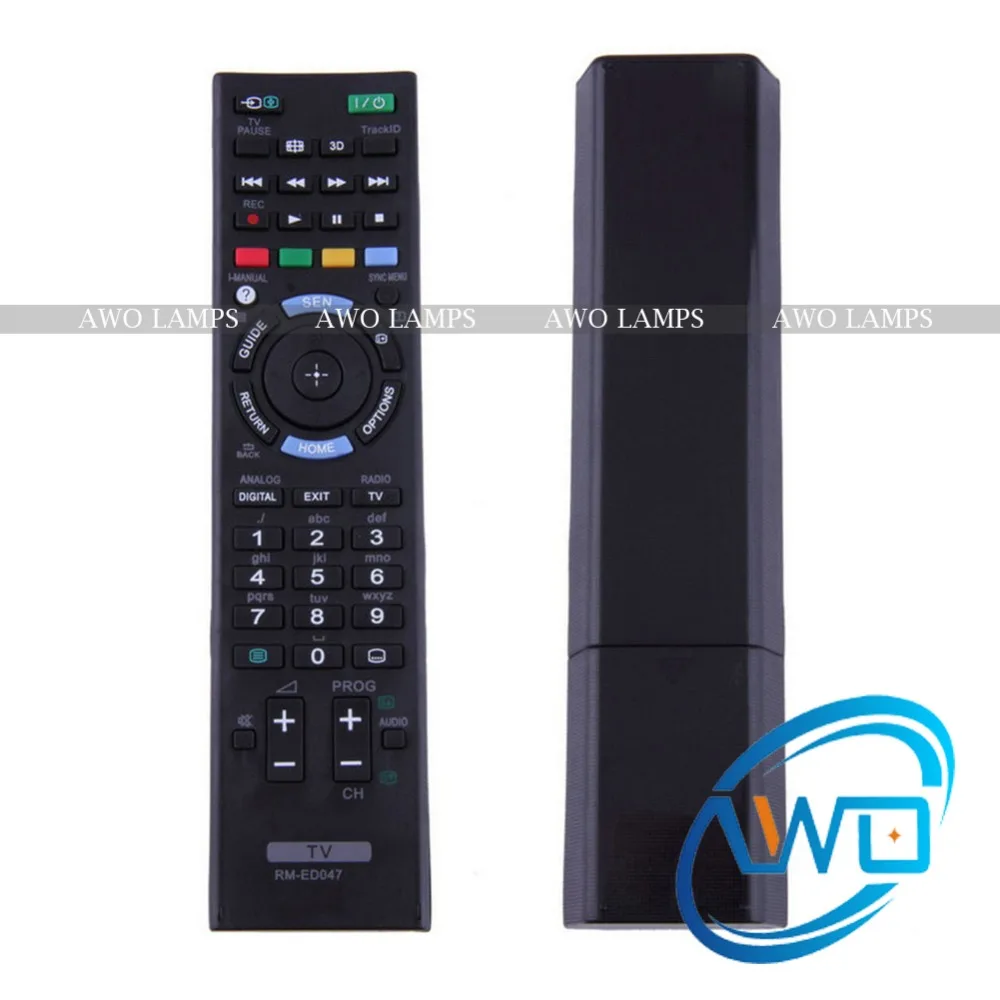 AWO новый пульт дистанционного управления для SONY Bravia TV RM ED047 KDL 40HX750|remote control