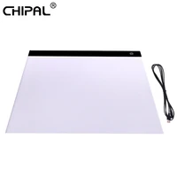 chipal a3 led drawing tablet diamond painting writing table digital tracing copy board level dimmable graphic art light pad