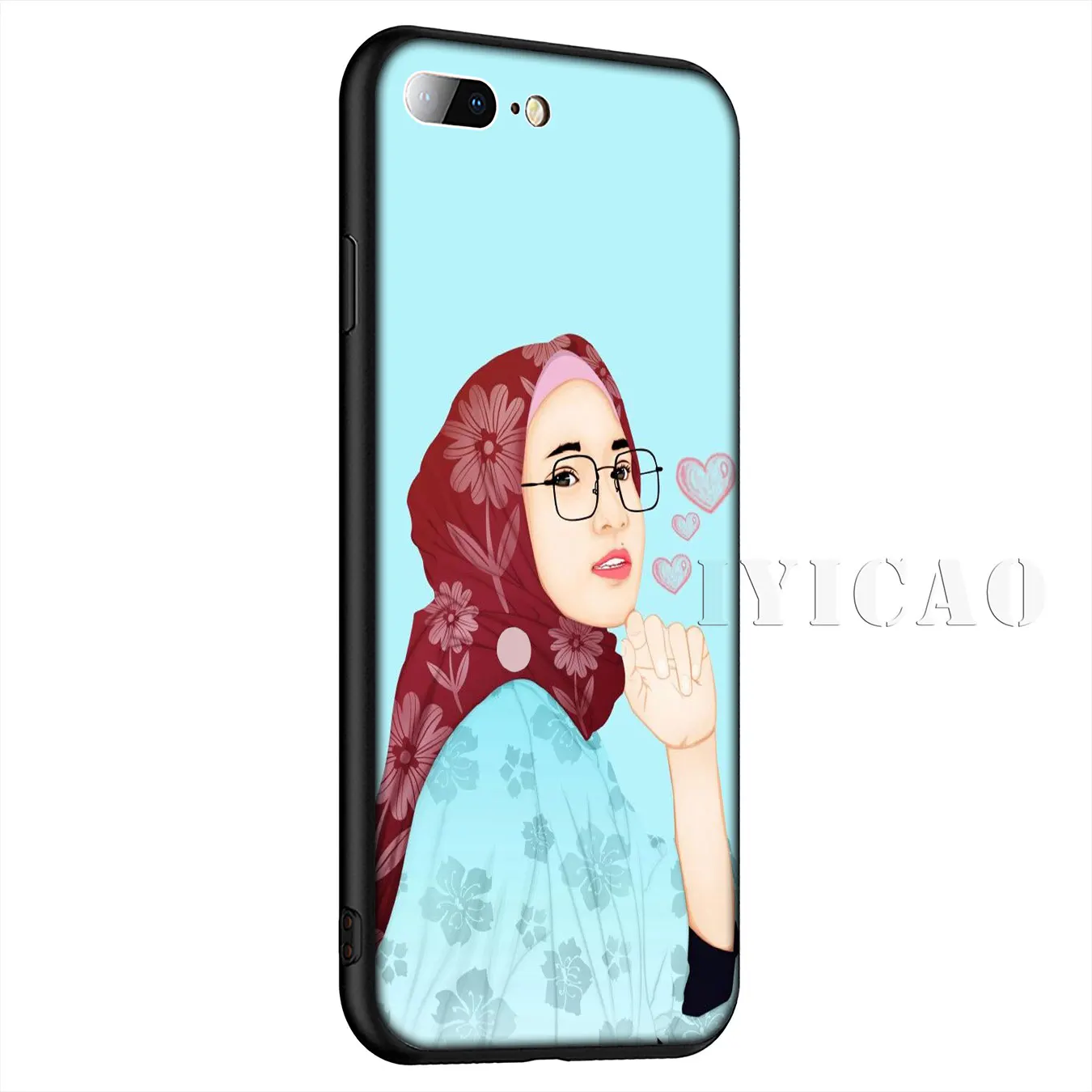 Мусульманский Исламский Черный силиконовый мягкий чехол для iPhone 11 Pro Max XR X XS 8 7 6 6S