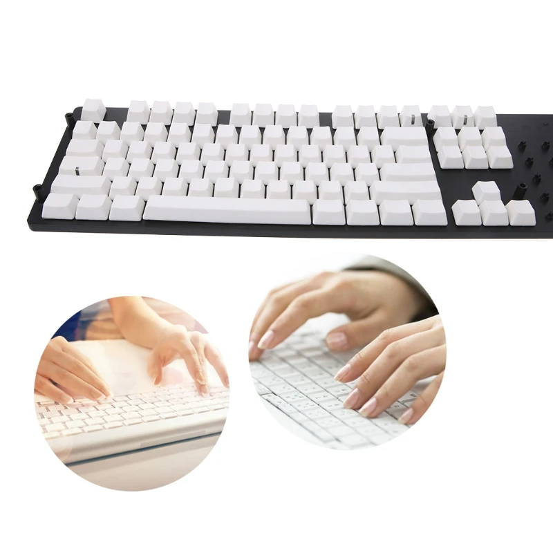87Key Keycap Универсальный PBT Keycaps набор пустых без печати DIY для Cherry MX | Компьютеры и
